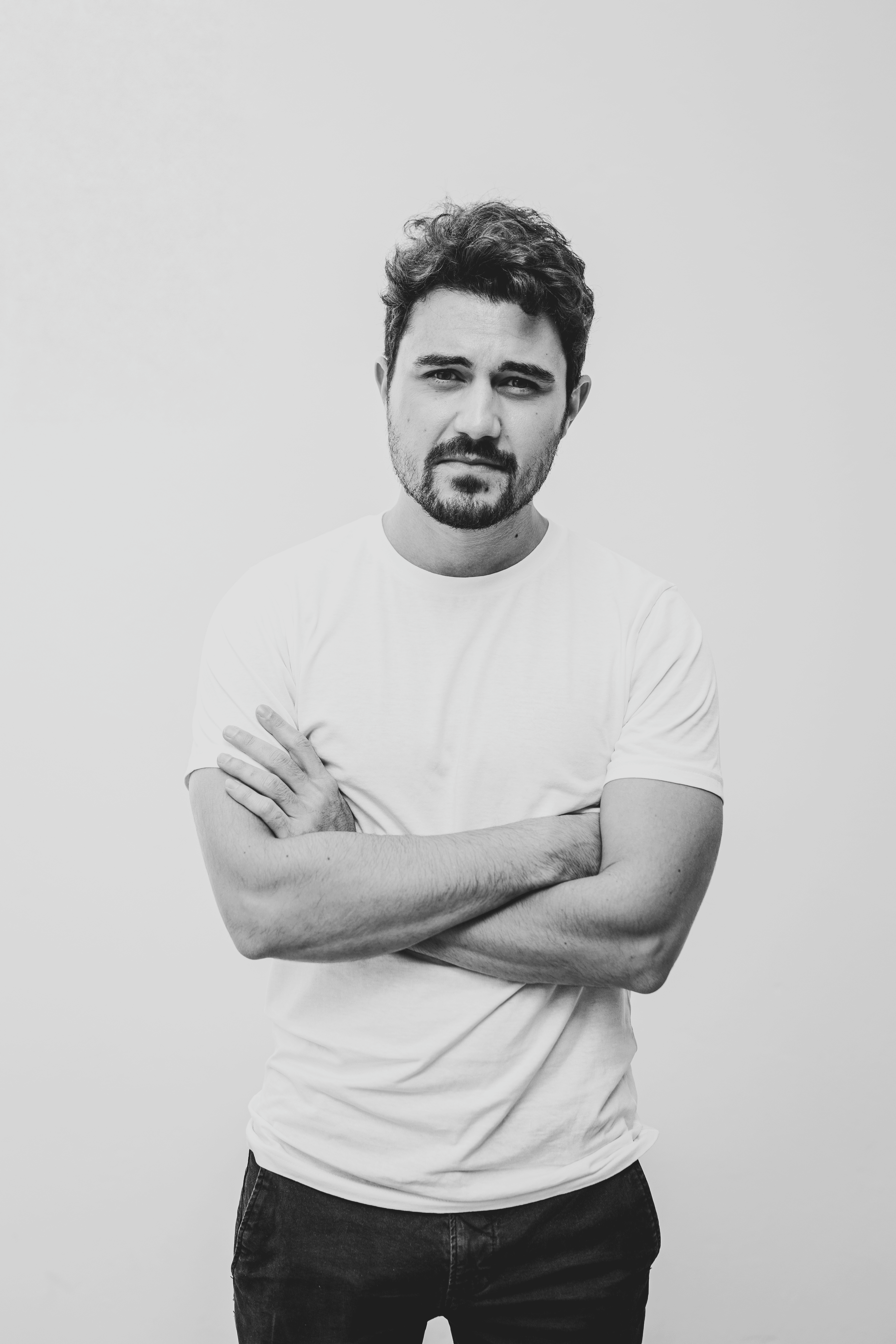 Miguel Diogo, en un retrato en blanco y negro