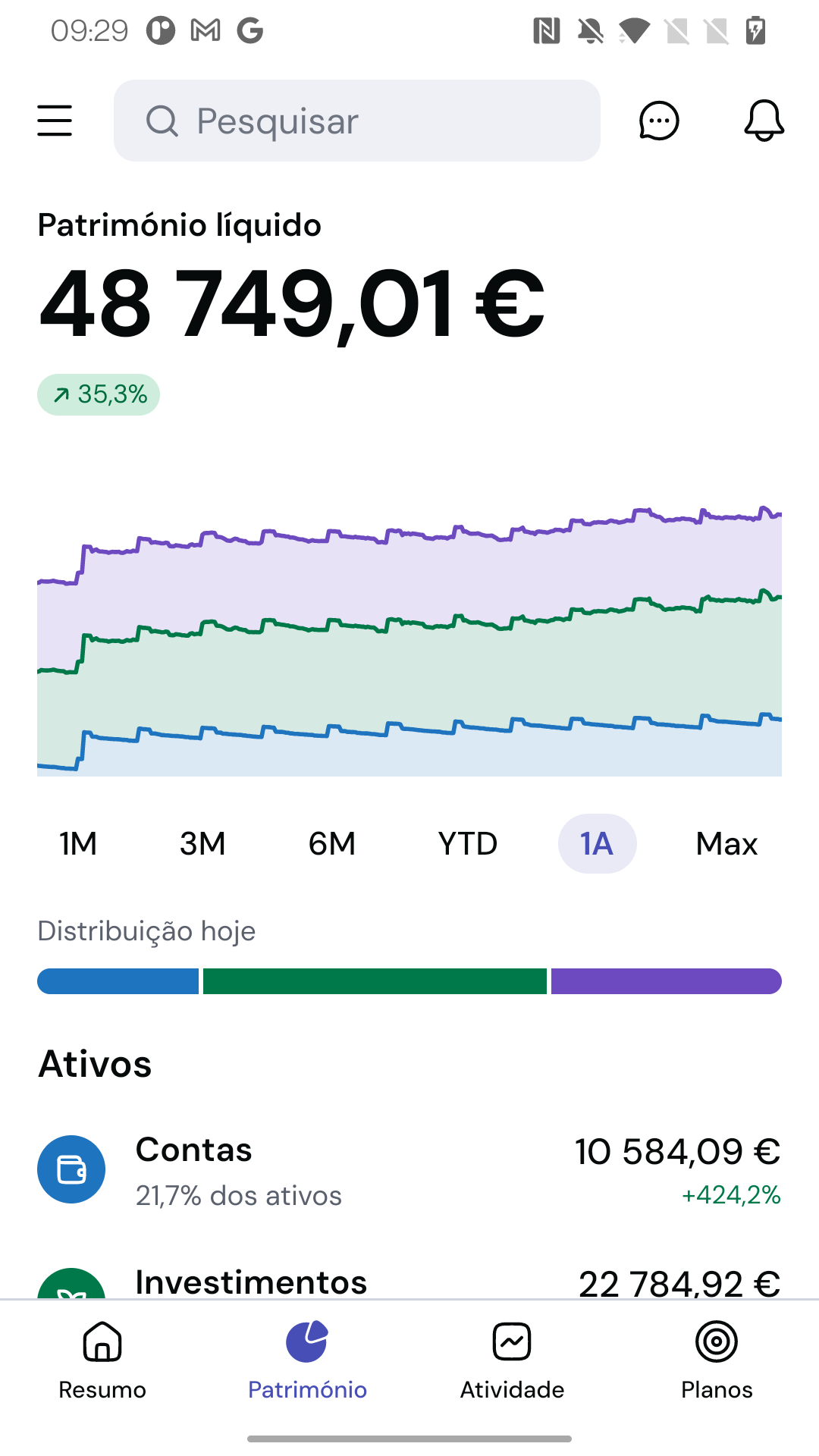 Captura de ecrã da app guito